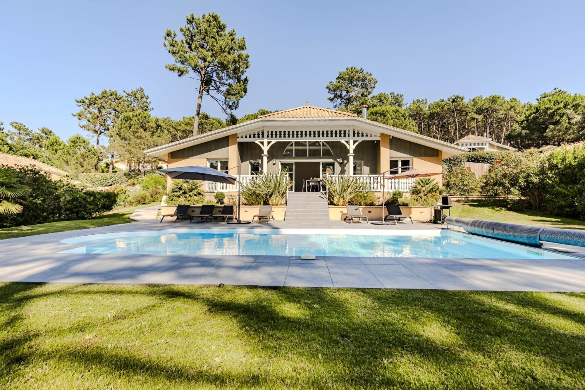 Villa Renovee,piscine Chauffee, Dans Les Pins A 4min De L'ocean-ag29
